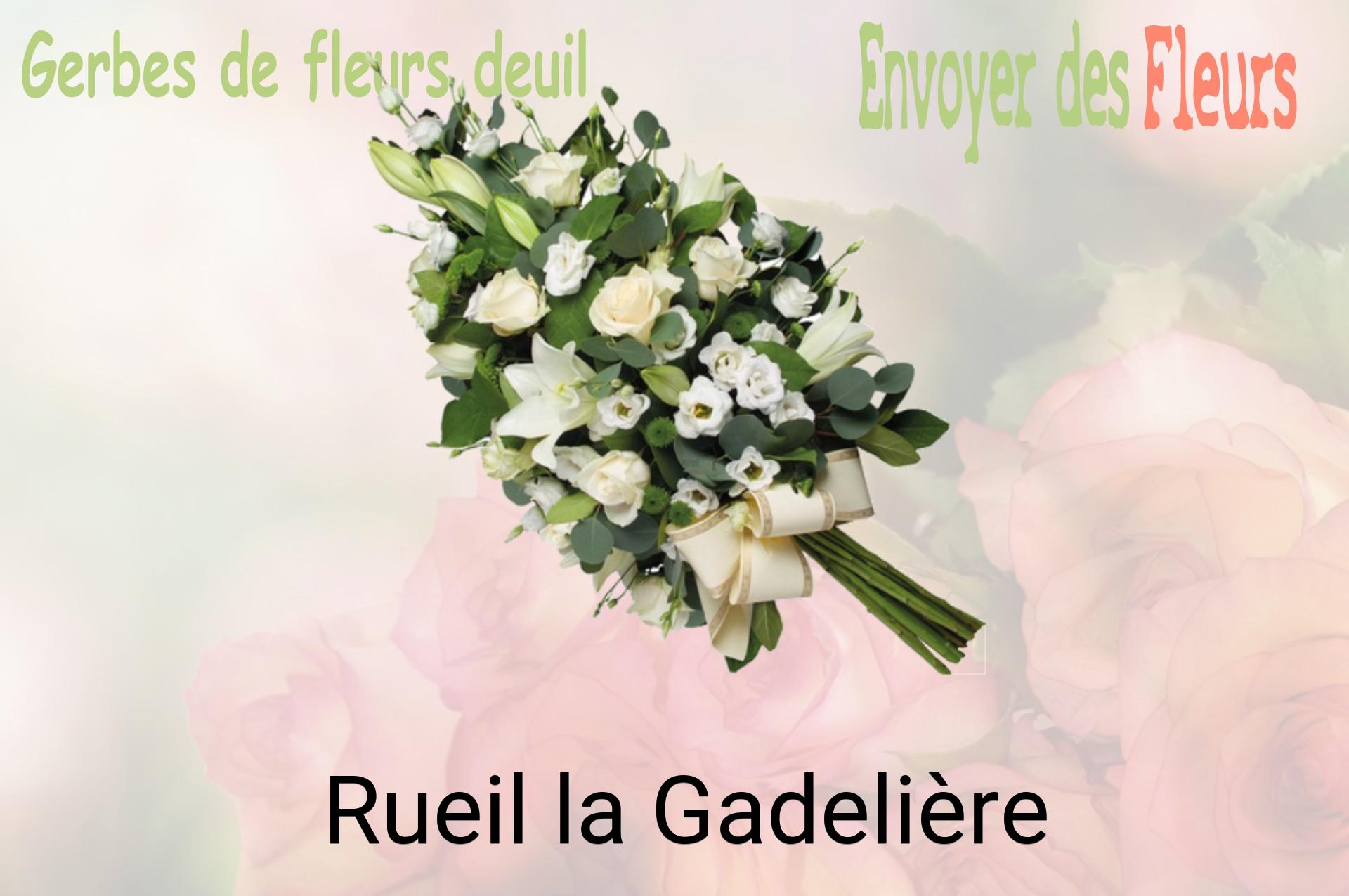 Gerbe de fleurs de deuil livrée à Rueil-la-Gadelière